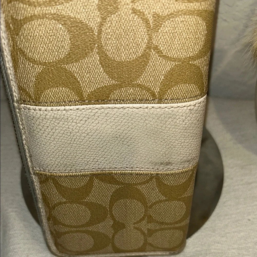 Coach Tan and Cream Women's Bag
